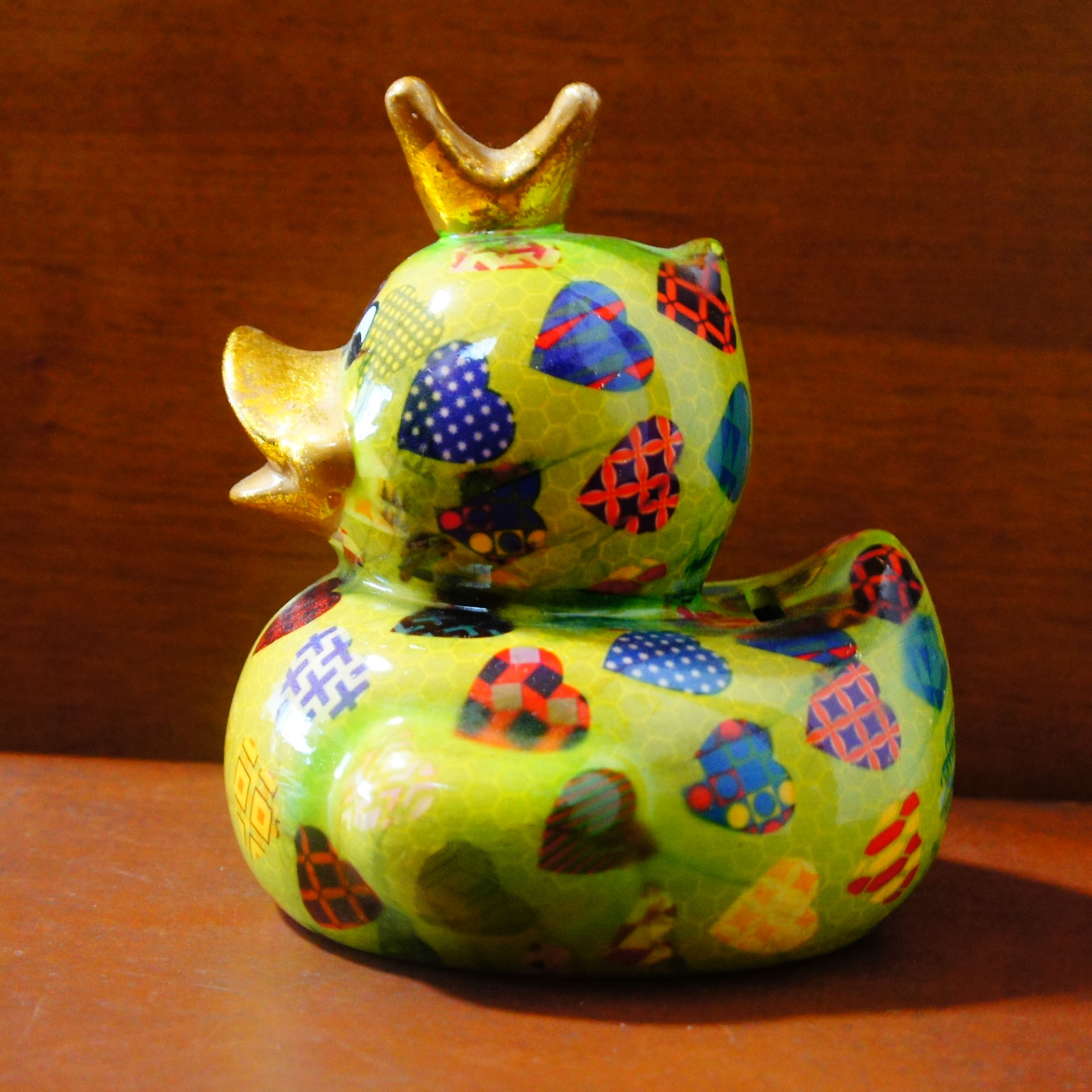 アヒルの貯金箱1