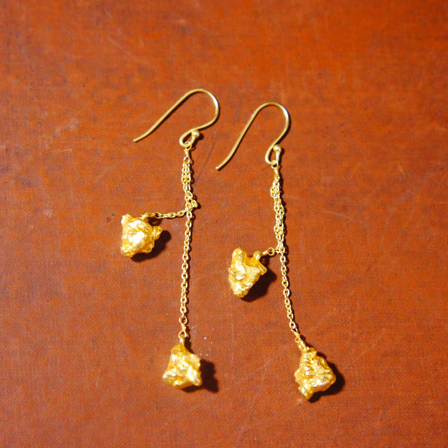 緑の石のリング