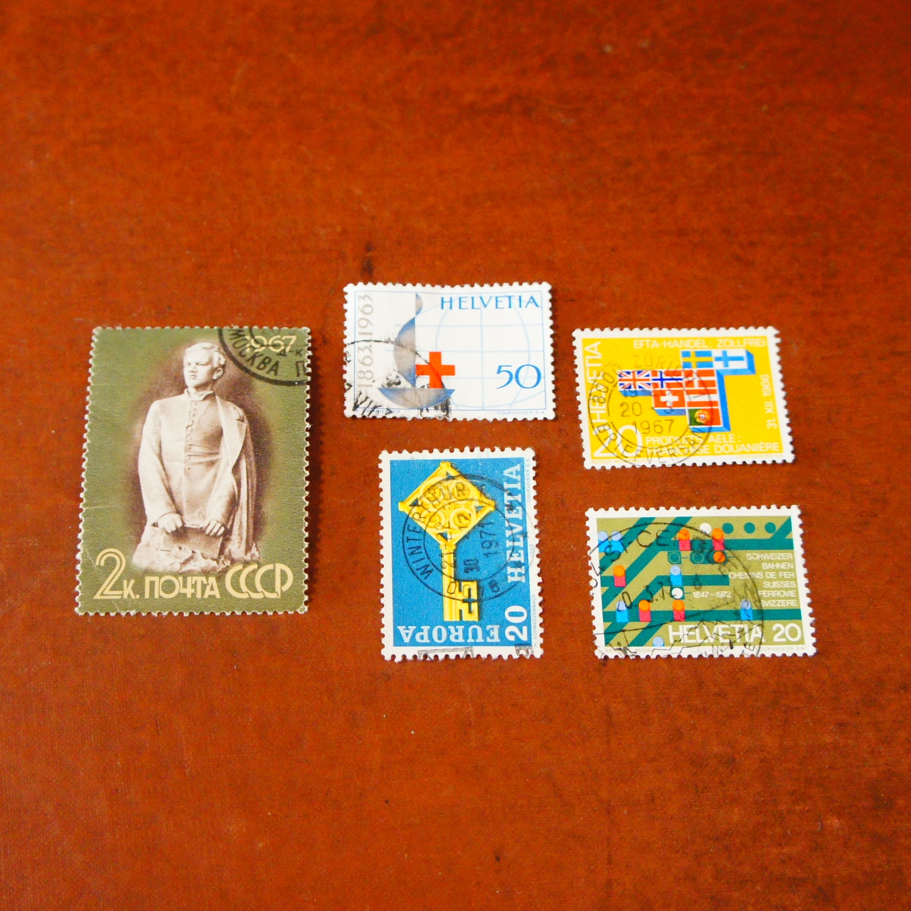 スイスの切手